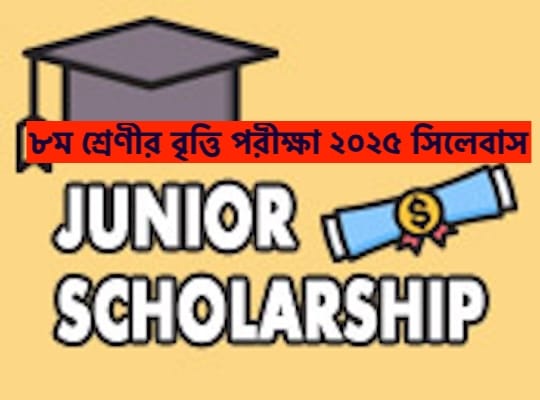 ৮ম শ্রেণির বৃত্তি পরীক্ষা ২০২৬ সিলেবাস, মানবন্টন ও রুটিন - Class 8 Britti Exam 2026 Syllabus PDF