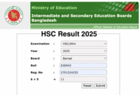 HSC Result 2025