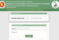 doict.teletalk.com.bd DOICT Admit Card Download 2025 & Exam Date