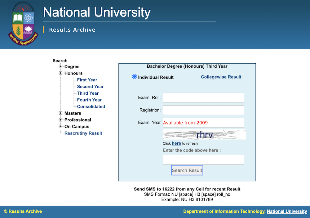 NU Honours 2nd Year Result 2026 results.nu.ac.bd - অনার্স ২য় বর্ষ রেজাল্ট ২০২৬