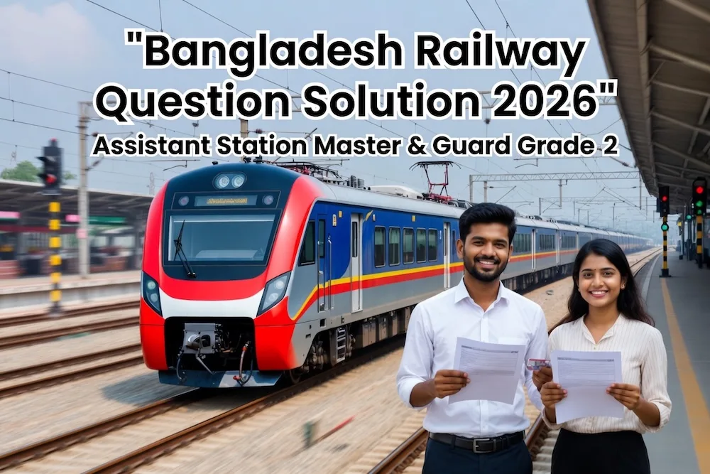 Railway Question Solution 2026 - বাংলাদেশ রেলওয়ে MCQ প্রশ্ন সমাধান ২০২৬