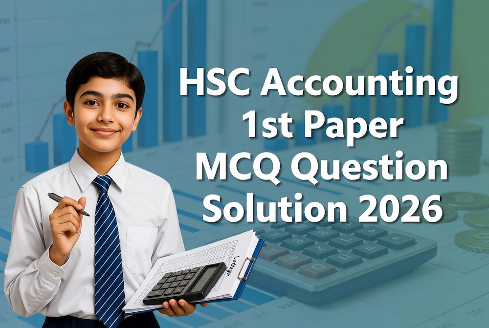 HSC Accounting 1st Paper MCQ Question Solution 2026